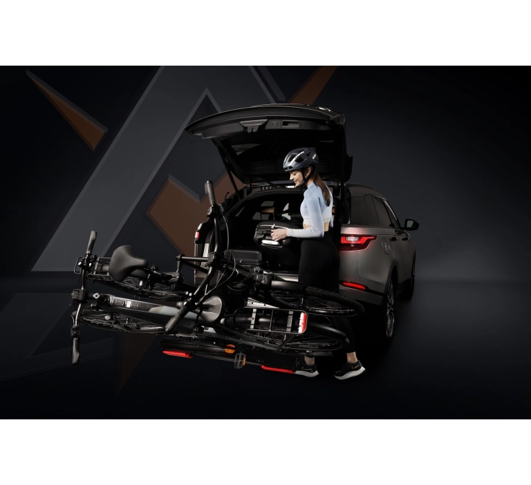 Bagażnik rowerowy na hak AGURI ACTIVE E-BIKE | BLACK